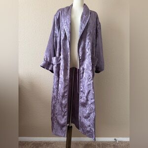 Victoria's Secret Purple Satin Robe